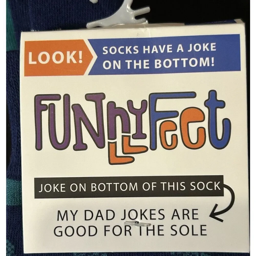 Funny Feet Dad Joke Socks